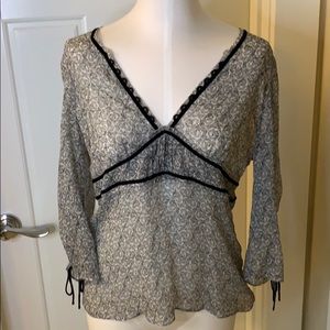 White House | Black Market sheer top